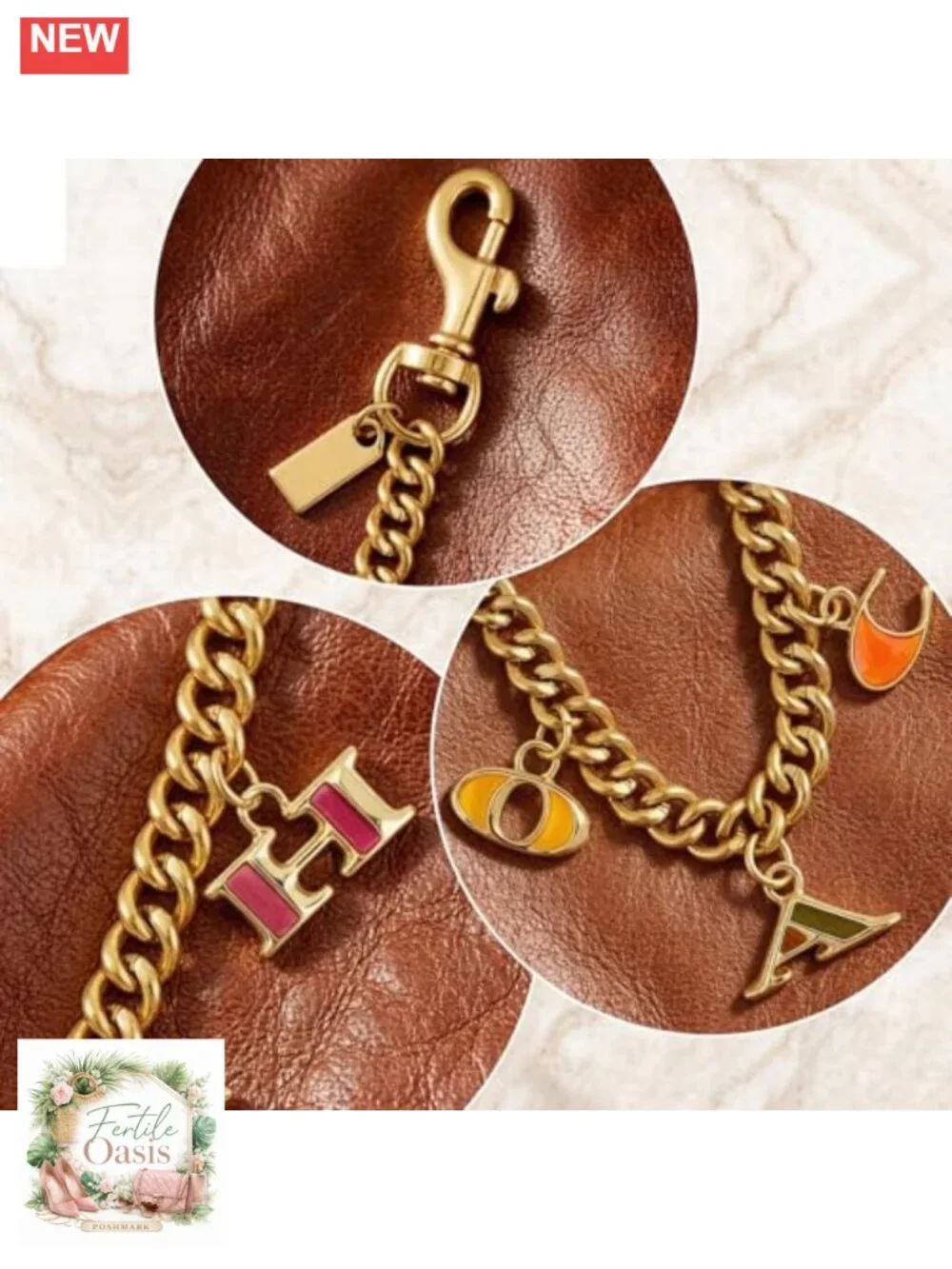 Bag Charm Keychain Purse Charms Accessories for Women Handbags